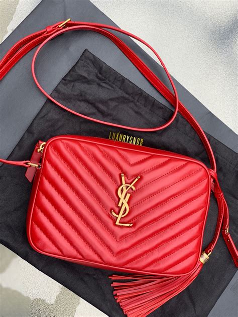 ysl red camera bag|ysl lou camera bag authentic.